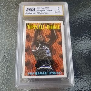 1993 Topps Shaquille O'neal All-Rookie Team Mint10